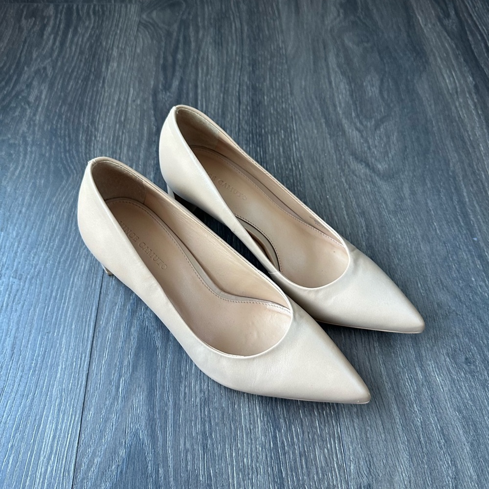 Vince Camuto Nude Pointed Toe Heels